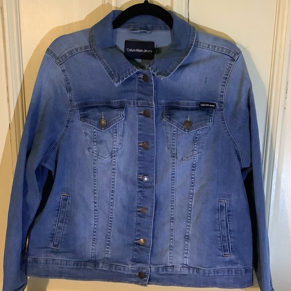 Calvin Klein Jean Jacket 1X - Picture 4 of 4